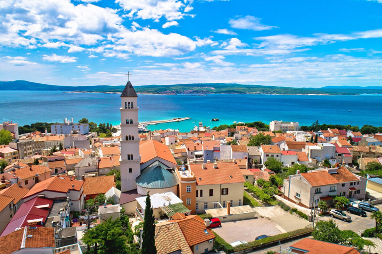 Aerial view, Luxury Pool Apartment With Sea View, Crikvenica