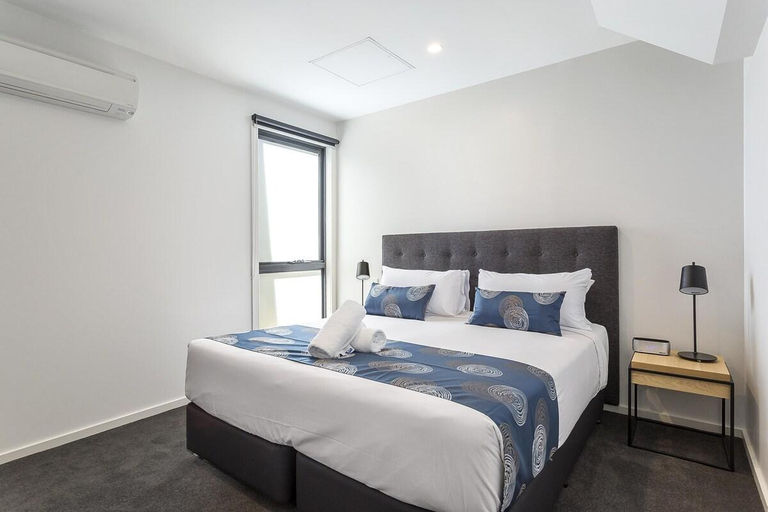 Bedroom, Blairgowrie Apartment 1 - Bay views, Melbourne
