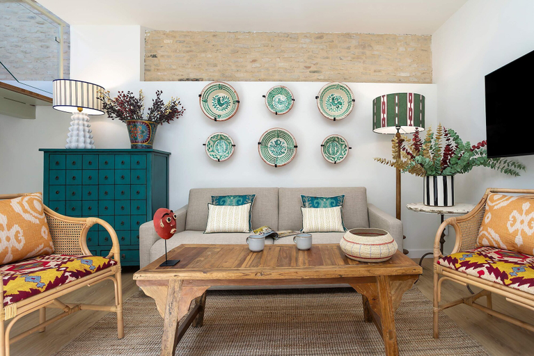 Living room 2, Exclusive Duplex With Private Terrace & Pool in Seville. Feria 21, Sevilla