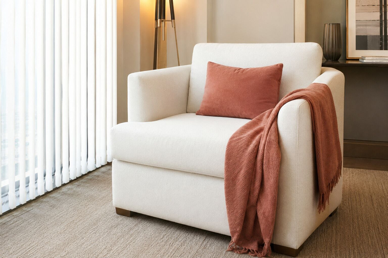 Living area 2, Evans Luxe Suites, Toronto