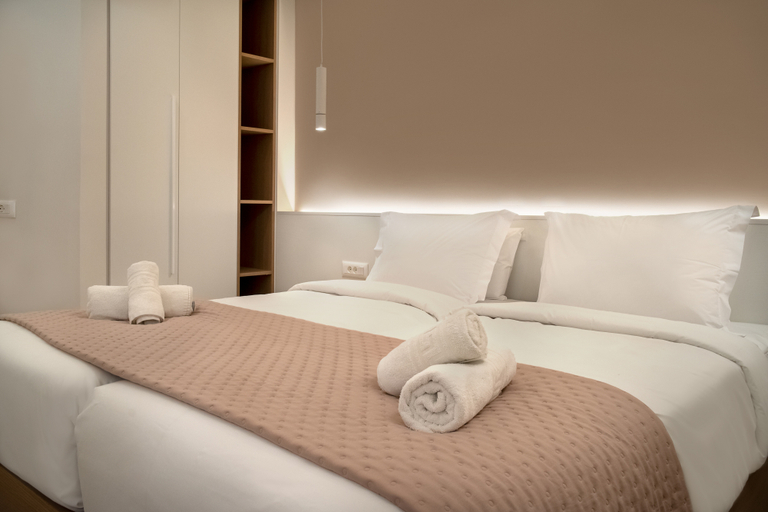 Bedroom 3, Papadakis Apartments, Crete