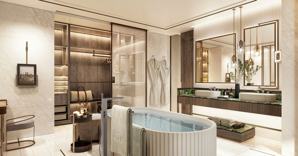 Bathroom 5, Waldorf Astoria Kuala Lumpur, Kuala Lumpur