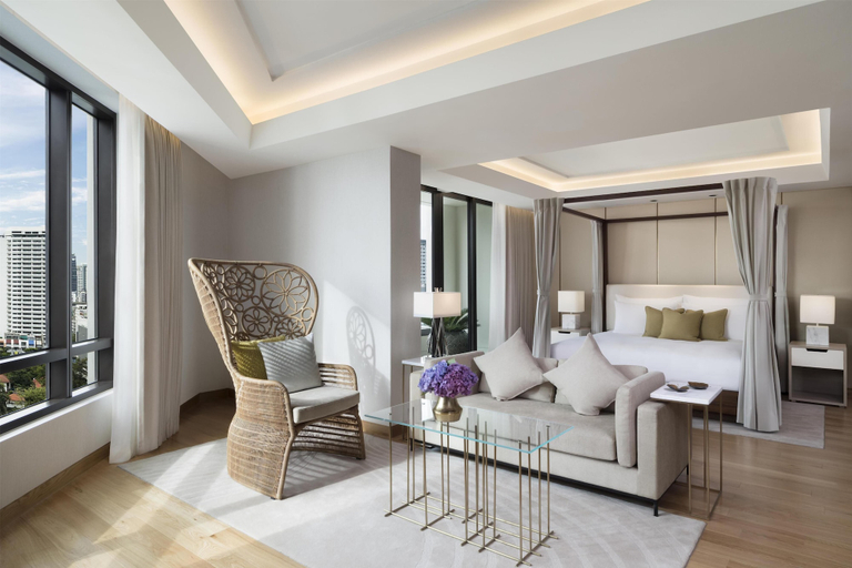 Bedroom 3, Siam Kempinski Hotel Bangkok, Ratchathewi