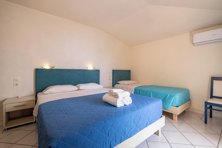 Bedroom 2, Porto Koukla Beach Hotel, Ionian Islands