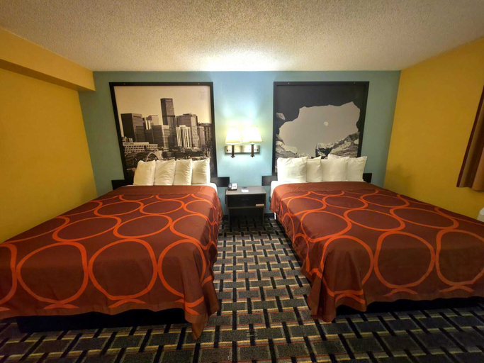 Bedroom 4, Super 8 by Wyndham Henderson North East Denver, Adams