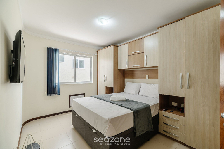 Room 3, Seaview apt w/ BBQ 50m From Beach Att0602, Itapema
