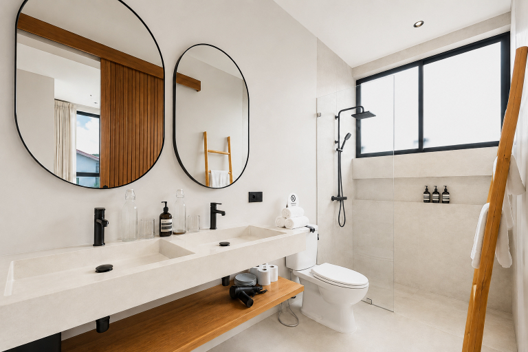 Bathroom 4, Casa Riva by GORO, Badung