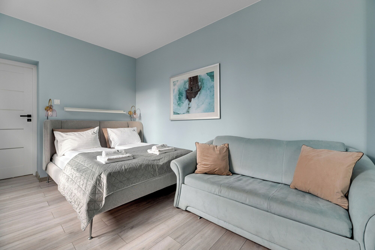 Room 2, Glow - A Cozy Studio in a Great Location, Gdańsk City