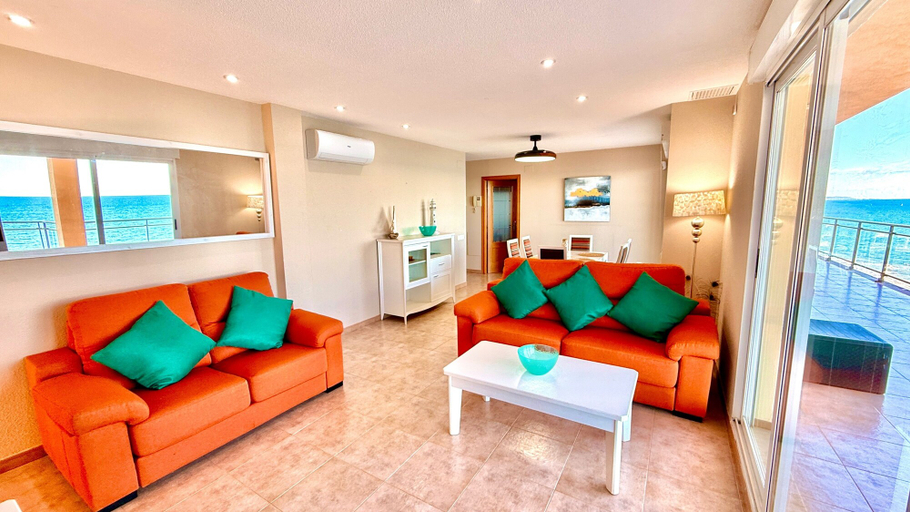 Living area 4, Beachfront Penthouse 360 Exclusive Rooftop Terrace, Castellón