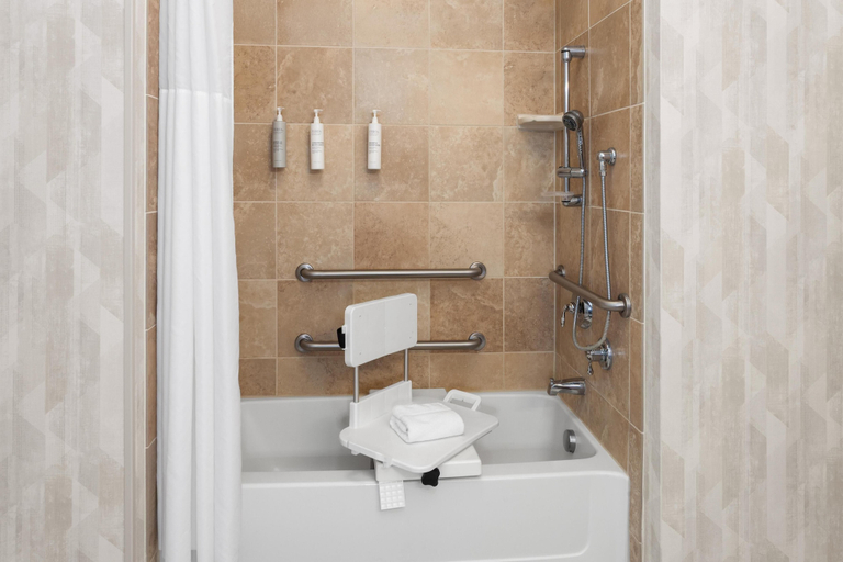 Bathroom 4, Hampton Inn & Suites Alexandria, Douglas