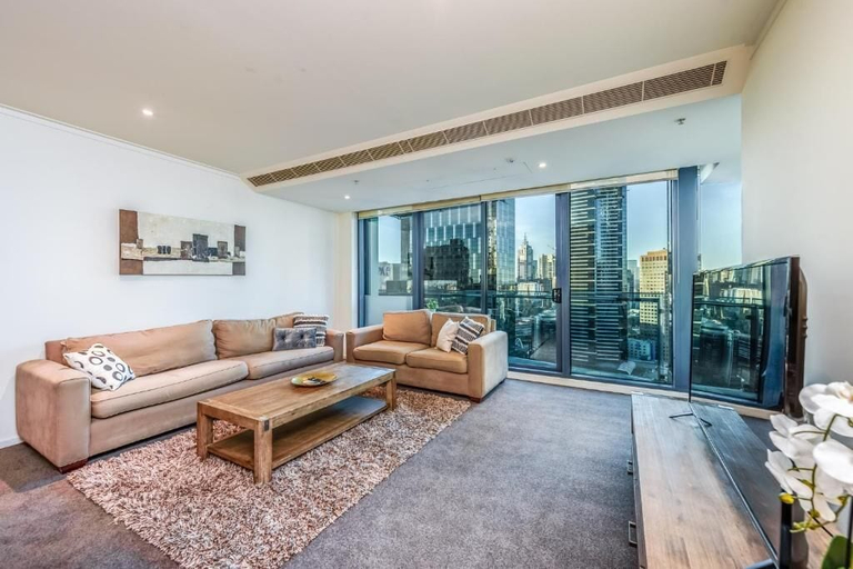 Living area 2, Exclusive Stays - SouthbankONE, Melbourne