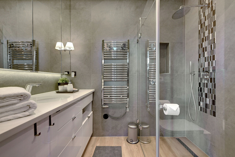 Bathroom 4, NEMO - Premium Apartments with Parking - Near the Beach - by Lion Apartments Sopot, Gdańsk City