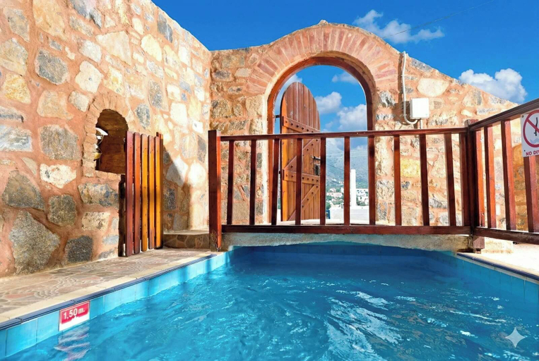 Pool 4, Elounda Monastiri Cretan sea view house with pool, Crete
