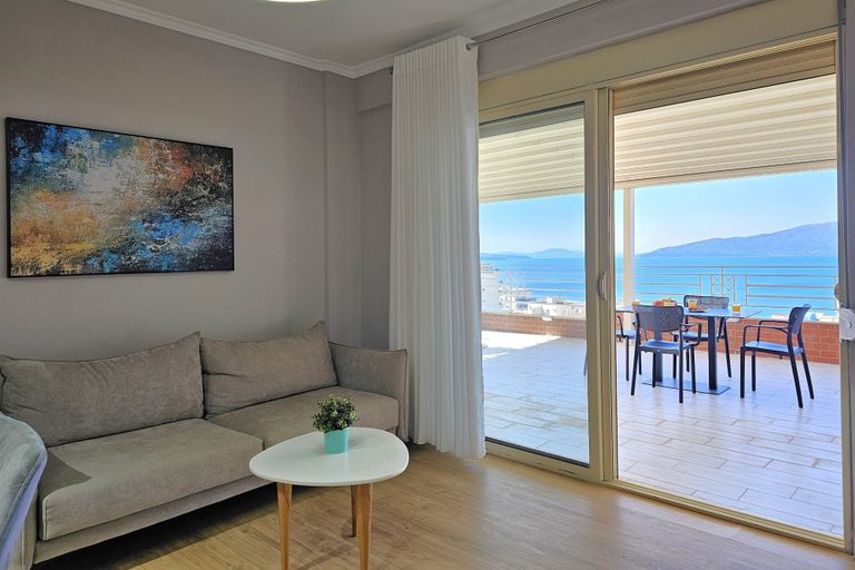Living area 4, Deep Blue Rooftop - 111, Sarandës