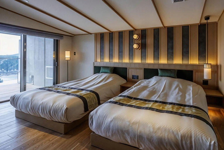Bedroom 2, Oyado The Earth Hotel, Toba