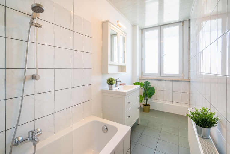 Bathroom 5, Large Antwerp City Center Apartments2bbkns, Antwerpen