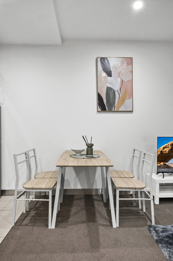 Living room 5, Elevated 1-bed Retreat Near Crown, Melbourne