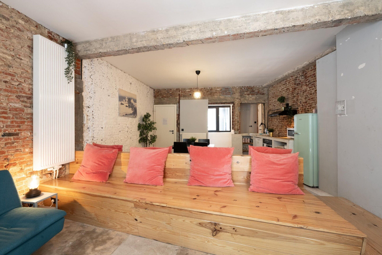 Living room 4, The Industrial Apartments 2bbknon Smkwi-fi, Antwerpen