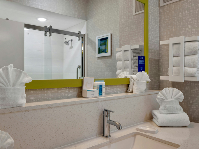 Bathroom 2, Hampton Inn & Suites Lufkin, TX, Angelina