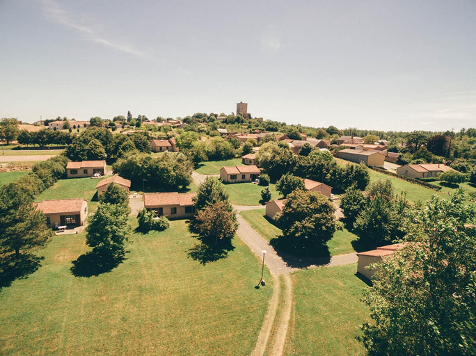 View from property 3, Lakeside Chalet at Moncontour Park, Vienne