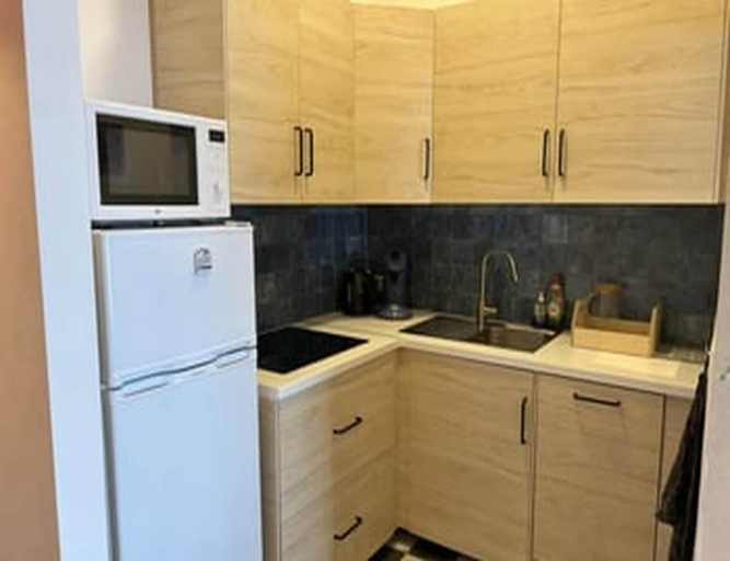 Private kitchen, Seafront Belgium Apartment for 4, West-Vlaanderen