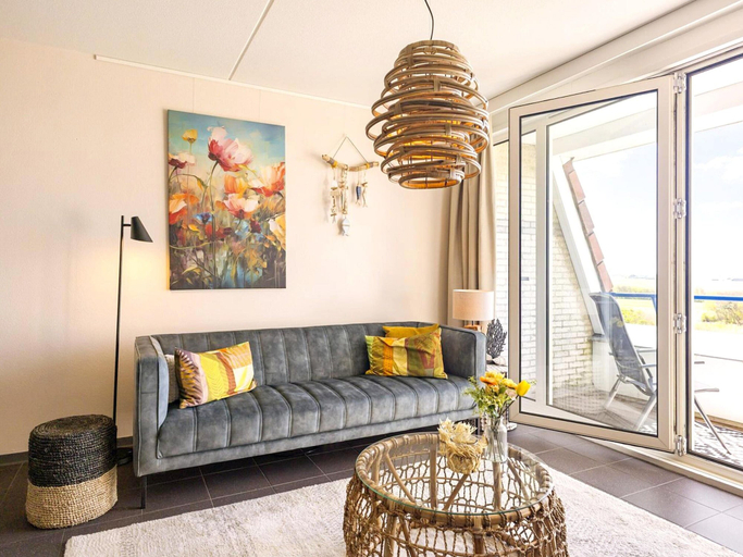 Living room 2, Beautiful Modern Furnished Apartment, Zijpe