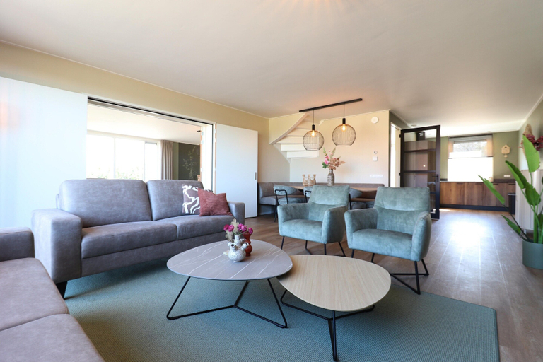 Living room 2, Newly Built Group Villa in Friesland, Littenseradiel