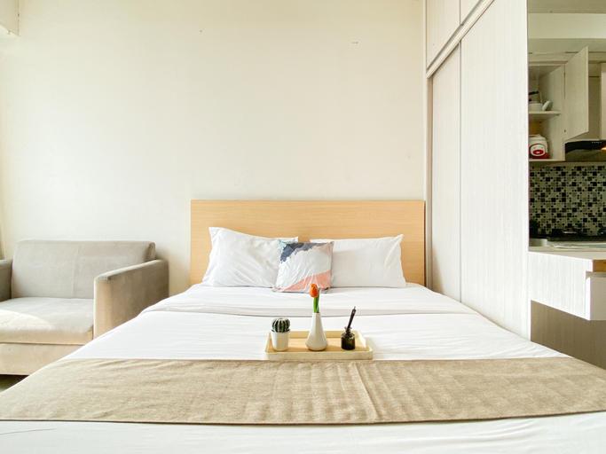 Bedroom 4, Minimalist Functional Studio at Apartment Grand Kamala Lagoon By Travelio, Bekasi