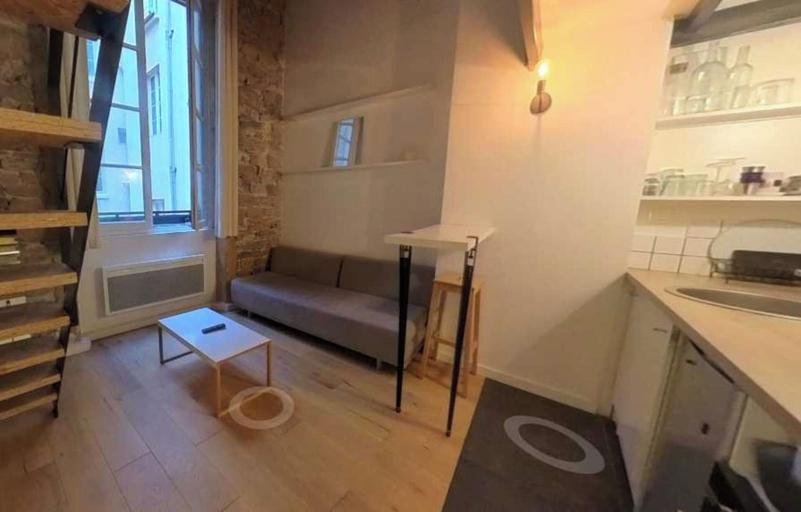 Living area 2, Private Room in a Shared Apartment - Lyon 2nd, Rhône