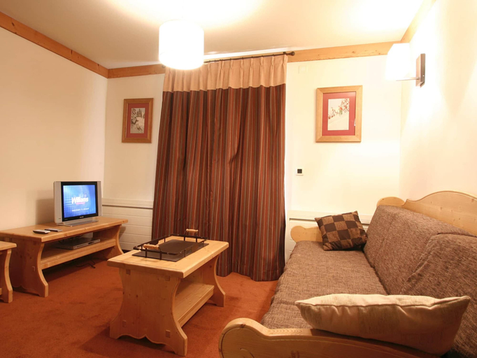 Living room, Appartment in Vaujany, Isère