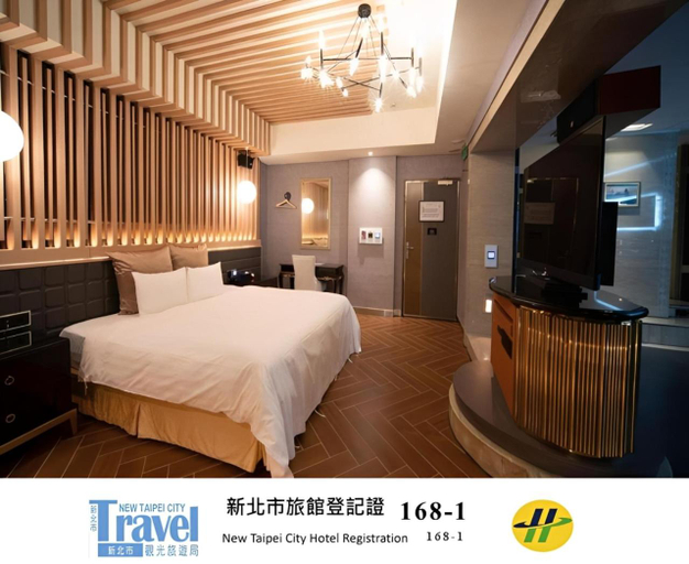 Bedroom 2, I-more Motel, New Taipei City