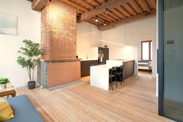 Private kitchen 5, Apartment for 6 with Antwerp City Views, Antwerpen