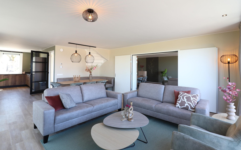 Living room 3, Newly Built Group Villa in Friesland, Littenseradiel
