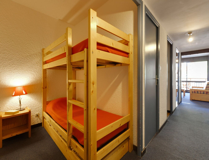 Room, Snowfront Stay for Four Guests, Isère