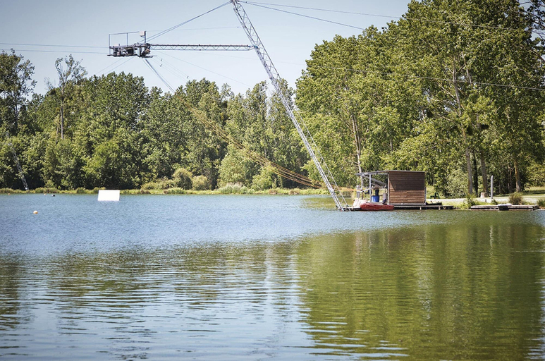 View from property 2, Lakeside Chalet at Moncontour Park, Vienne