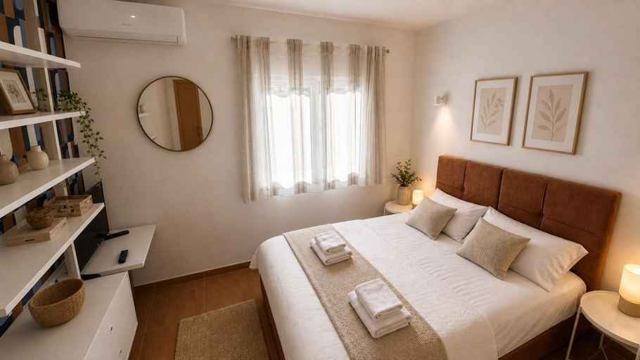 Bedroom 2, Apartments Stina & Villa Ina, Seget