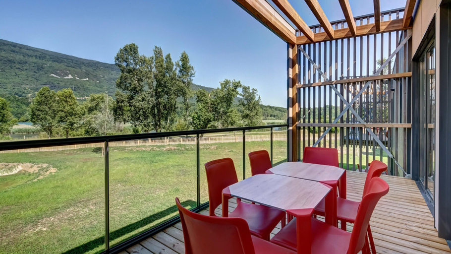 Balcony, 6-person Apartment in Motz, Savoie