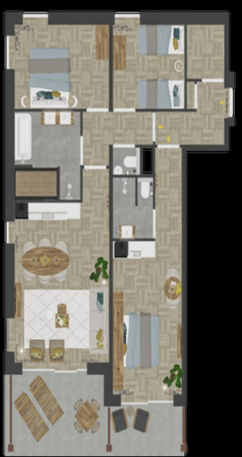 Floor plan, Waterfront Gem With Private Sauna