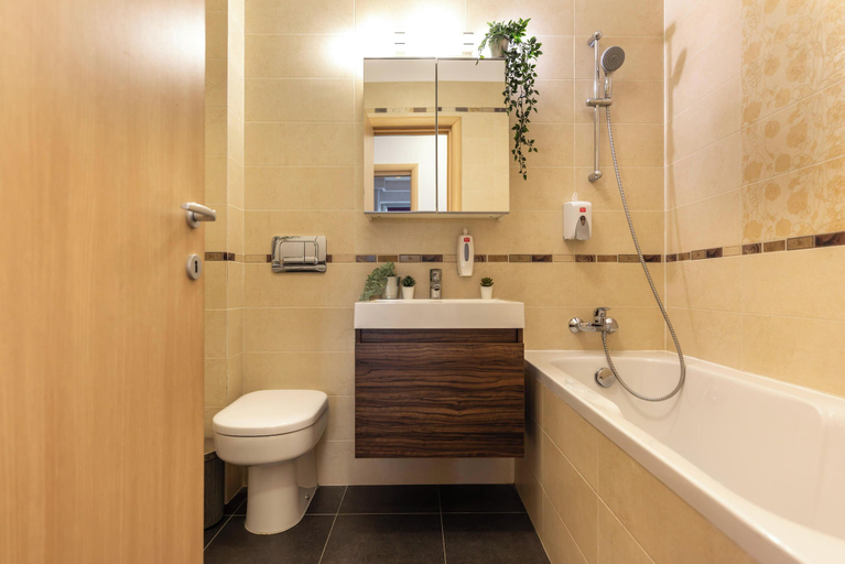 Bathroom 2, Comfortable Apartments in Baneasa, Municipiul Bucuresti