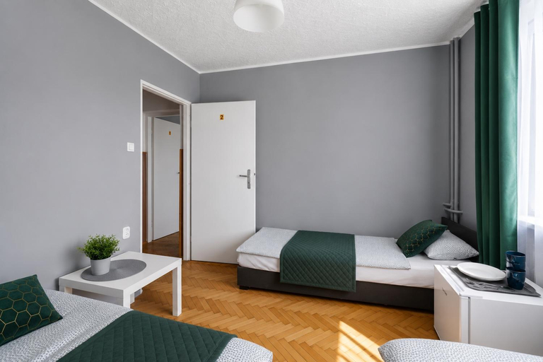 Bedroom 2, Pokoje A2 Poznan - 24h Self Check-in - Free Parking, Poznań City