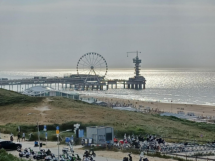 View from property, Landal holiday park, Kijkduin Park, cottage 151, Den Haag