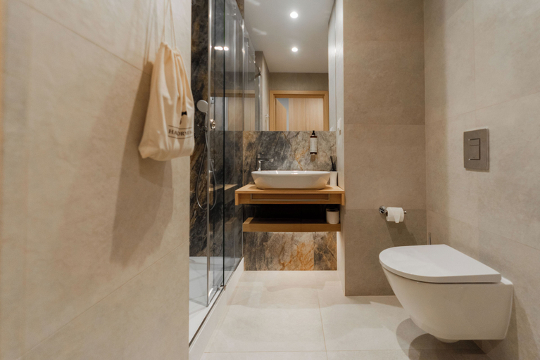 Bathroom, Baltic Studio Łukęcin by StayFirst, Kamień