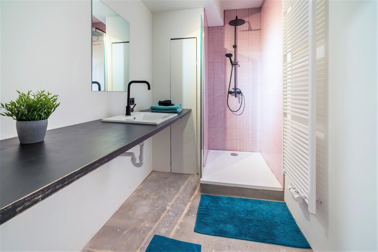 Bathroom, The Industrial Apartments 2bbknon Smkwi-fi, Antwerpen