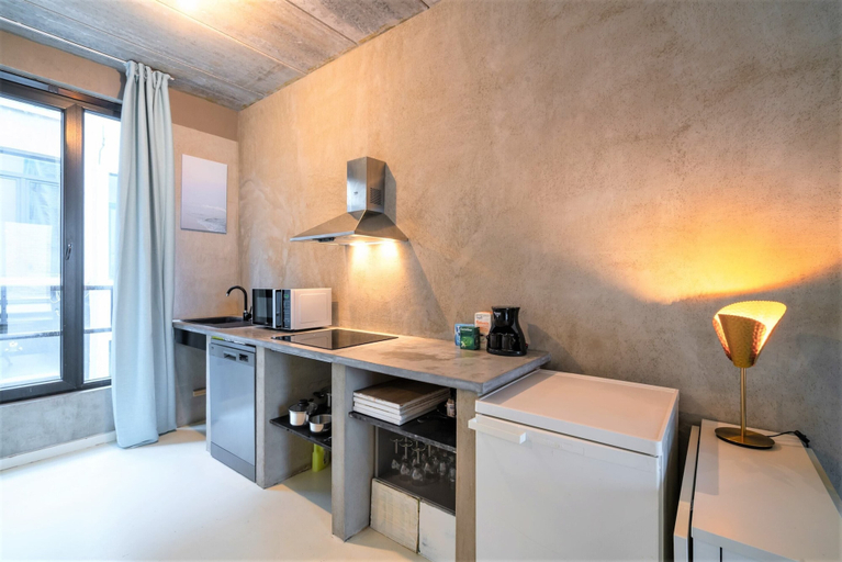 Private kitchen, Antwerp Central Residence1bbknswifi, Antwerpen