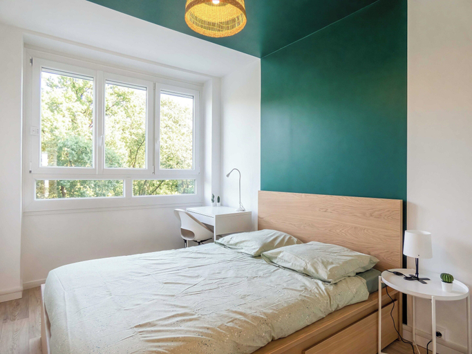 Room 2, Private Room in a Shared Apartment - Bron, Rhône