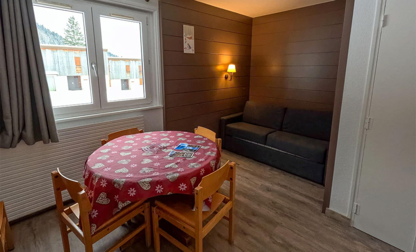 Living room 2, Mountain Flat With Pool in Lelex, Ain