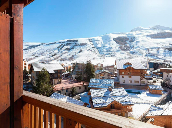Balcony, Les Deux Alpes Residence for 2, Isère