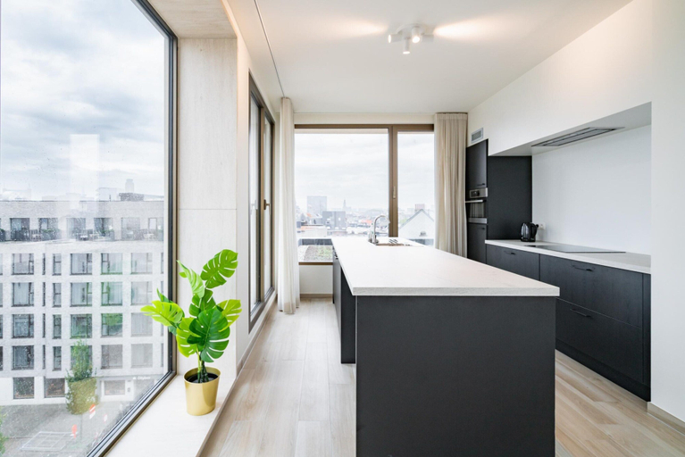 Private kitchen 4, Premium City Retreat With Balcony for 12, Antwerpen