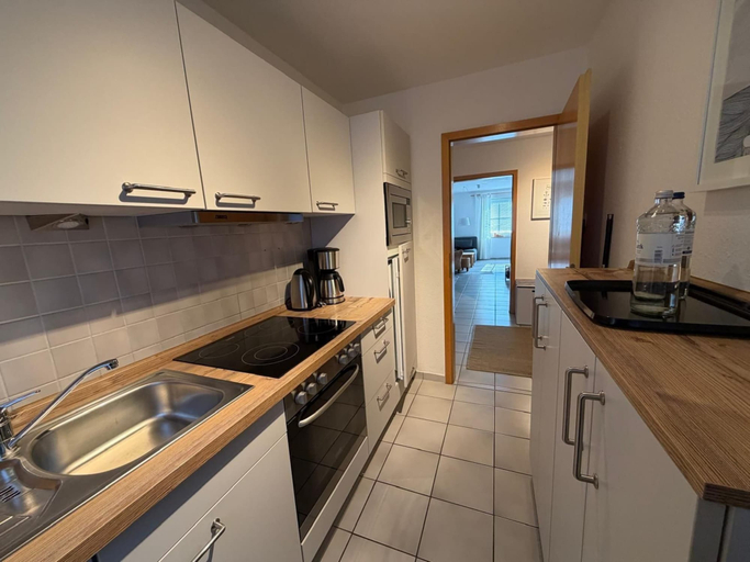 Private kitchen, Ferienwohnung in Wenkendorf mit Garten, Ostholstein