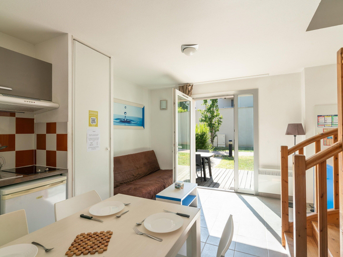 Living room, Private House for 4 in Normandy, Landes